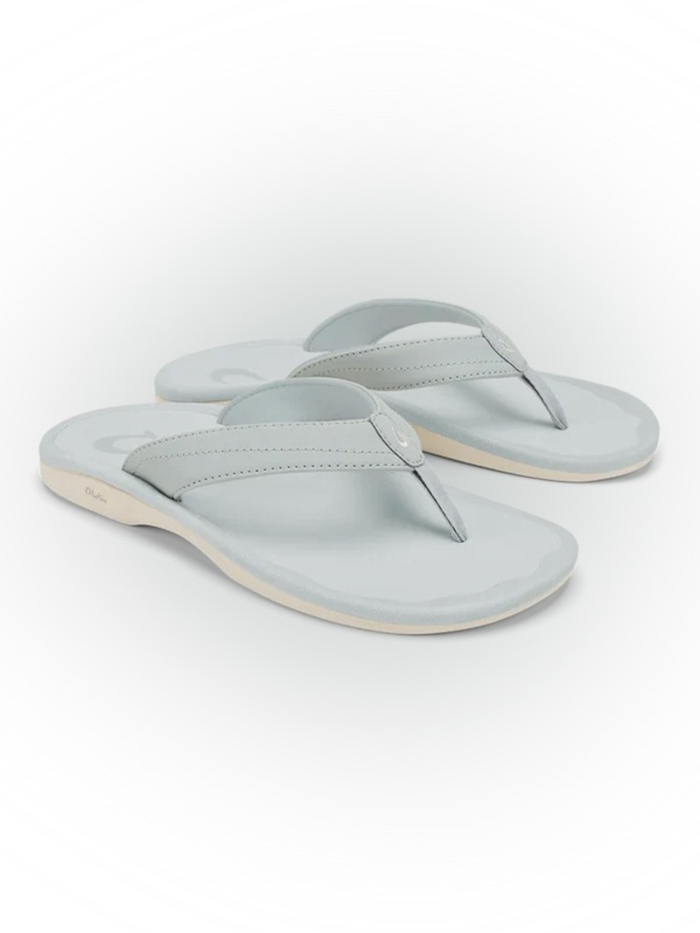 OkuKai 'Ohana Flip Flops Light Blue Water Resistant Size 10